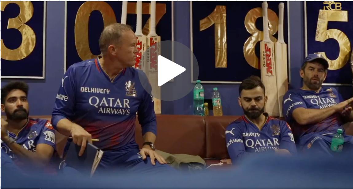 [Watch] Andy Flower Motivates Virat Kohli & Co After 'Embarrassing' Defeat Vs KKR